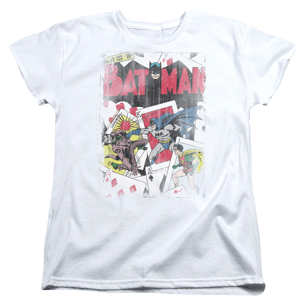 DC Comics Number 11 Distressed Womens T Shirt White Officially Licensed