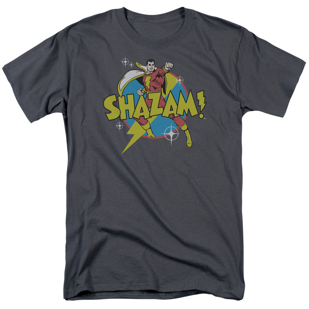 DC Comics Power Bolt Mens T Shirt Charcoal Officially Licensed