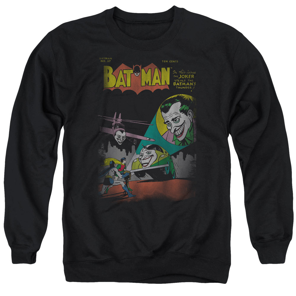 DC Comics Wrong Signal Mens Crewneck Sweatshirt Black Officially Licensed