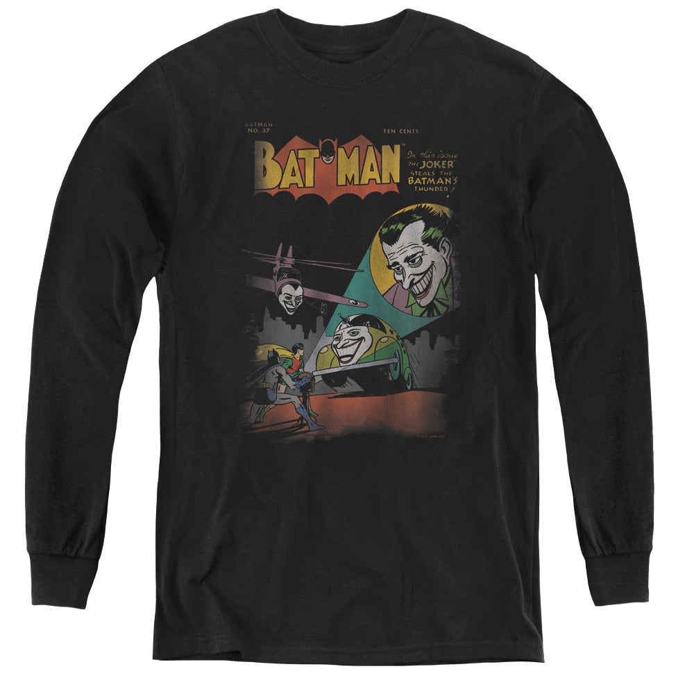 DC Comics Wrong Signal Long Sleeve Kids Youth T Shirt Black Officially Licensed