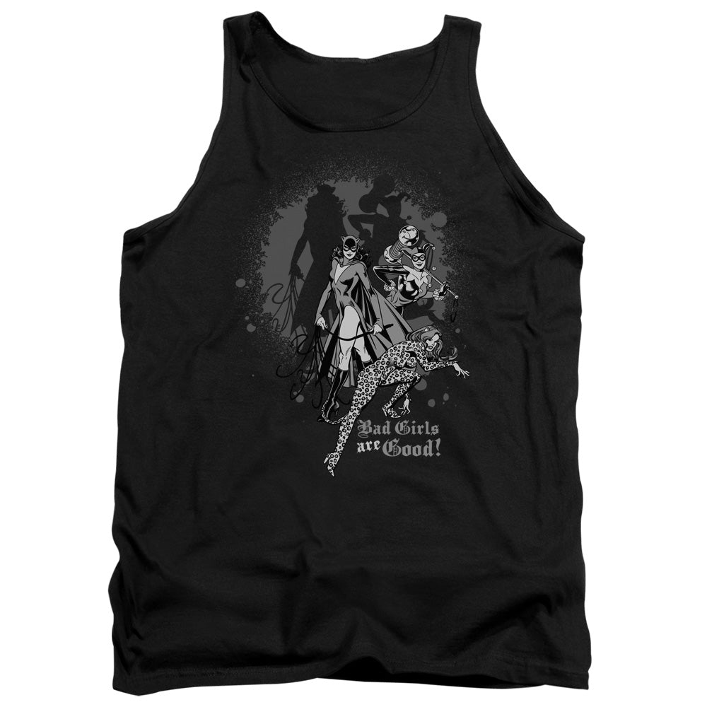 DC Comics Bad Girls Are Good Mens Tank Top Shirt Black Officially Licensed