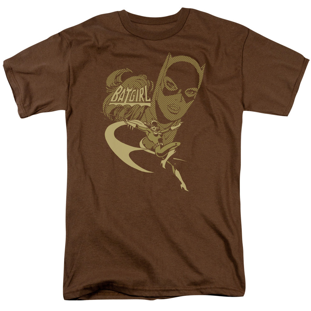 Dc Flying Batgirl Mens T Shirt Coffee Officially Licensed