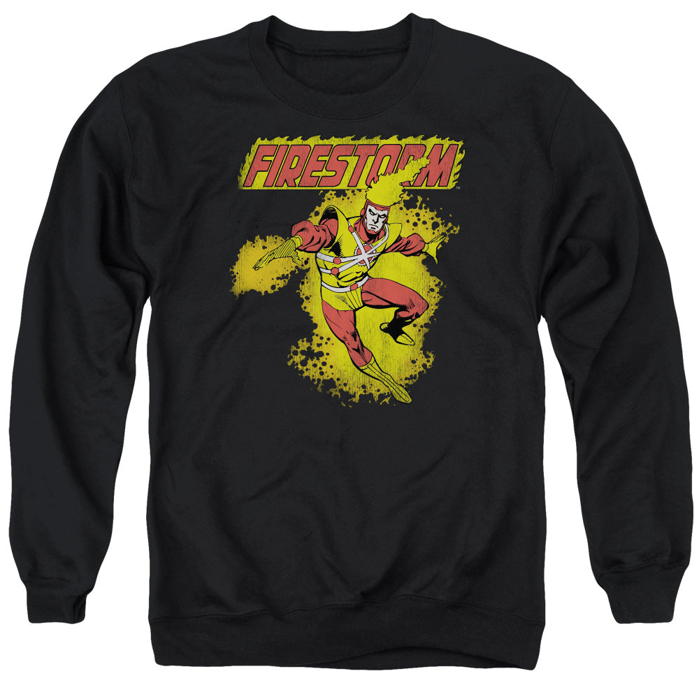 Dc Firestorm Mens Crewneck Sweatshirt Black