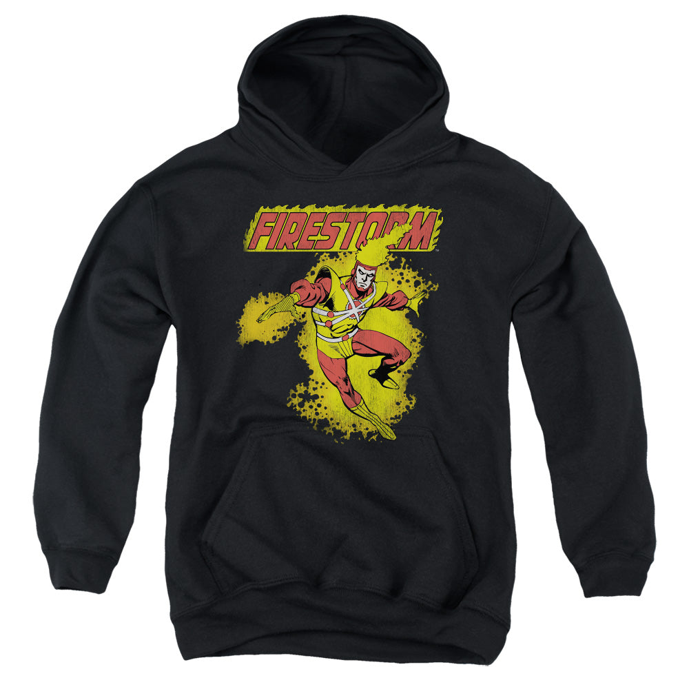 DC Comics Firestorm Kids Youth Hoodie Black Officially Licensed