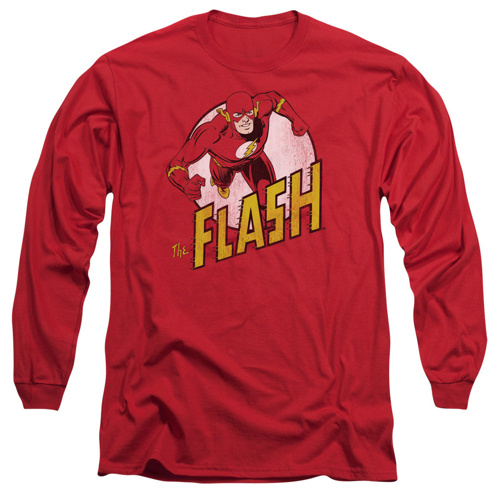 Dc Flash The Flash Mens Long Sleeve Shirt Red Officially Licensed