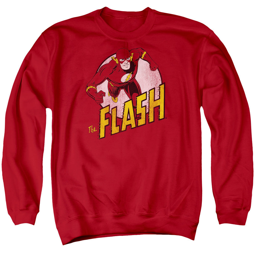 Dc Flash The Flash Mens Crewneck Sweatshirt Red Officially Licensed