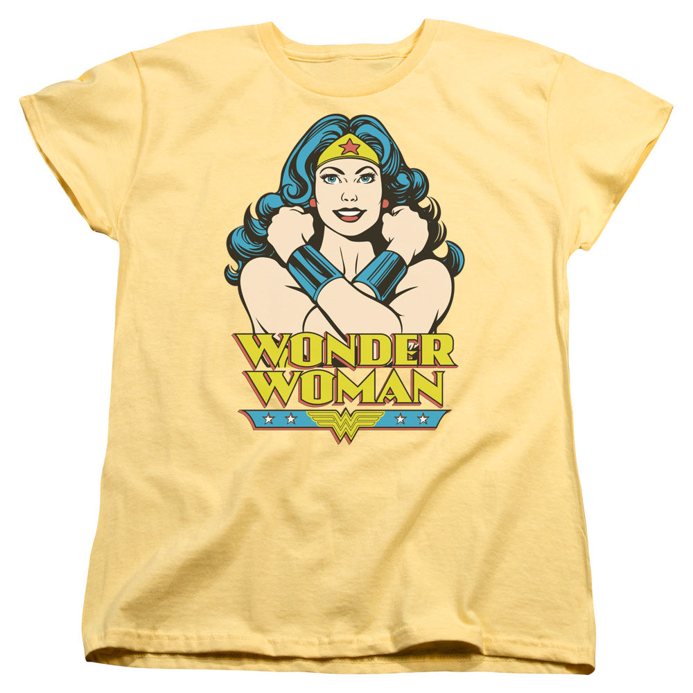DC Comics Wonder at Large Womens T Shirt Banana Officially Licensed