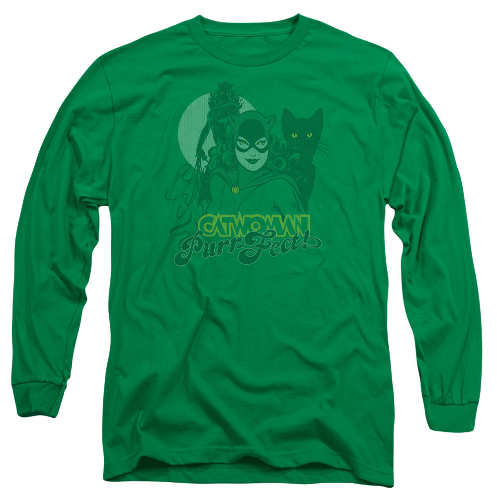 Dc Perrfect! Mens Long Sleeve Shirt Kelly Green Officially Licensed