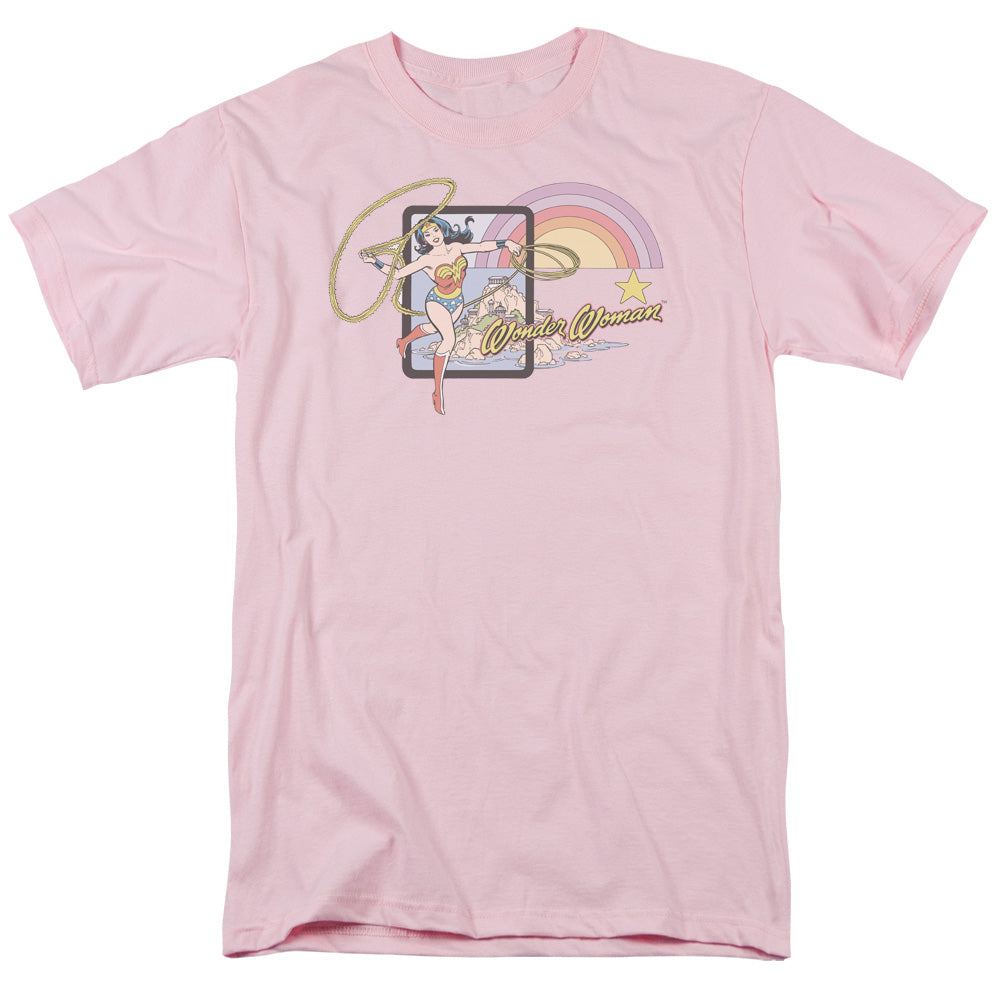 Dc Island Princess Mens T Shirt Pink Officially Licensed
