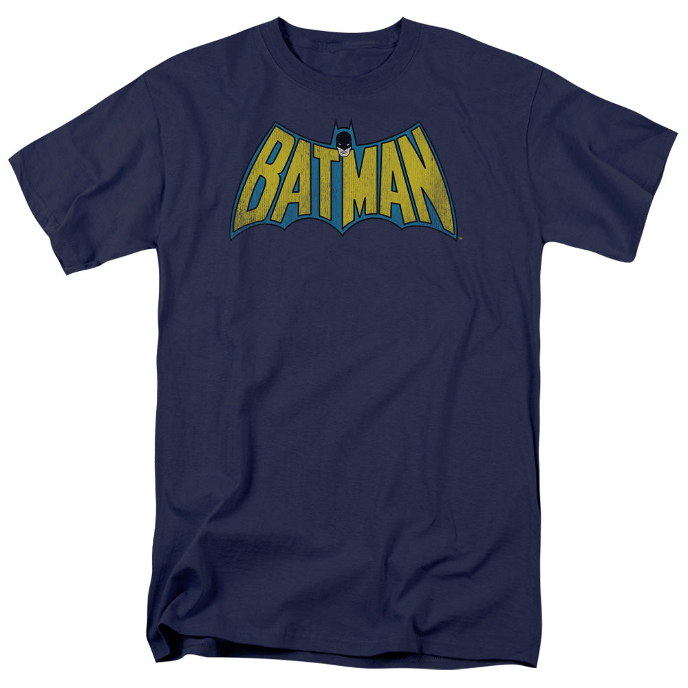 Dc Classic Batman Logo Mens T Shirt Navy Officially Licensed