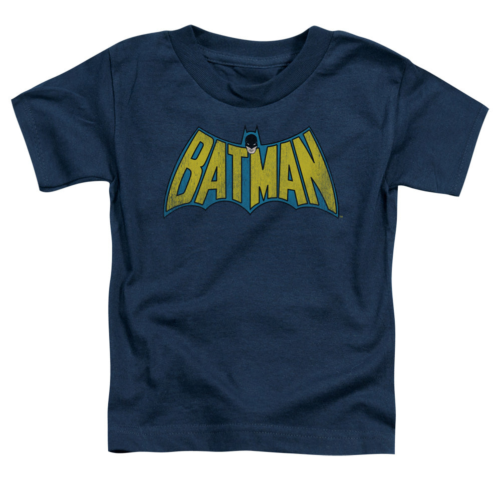 DC Comics Classic Batman Logo Toddler Kids Youth T Shirt Navy Blue Officially Licensed