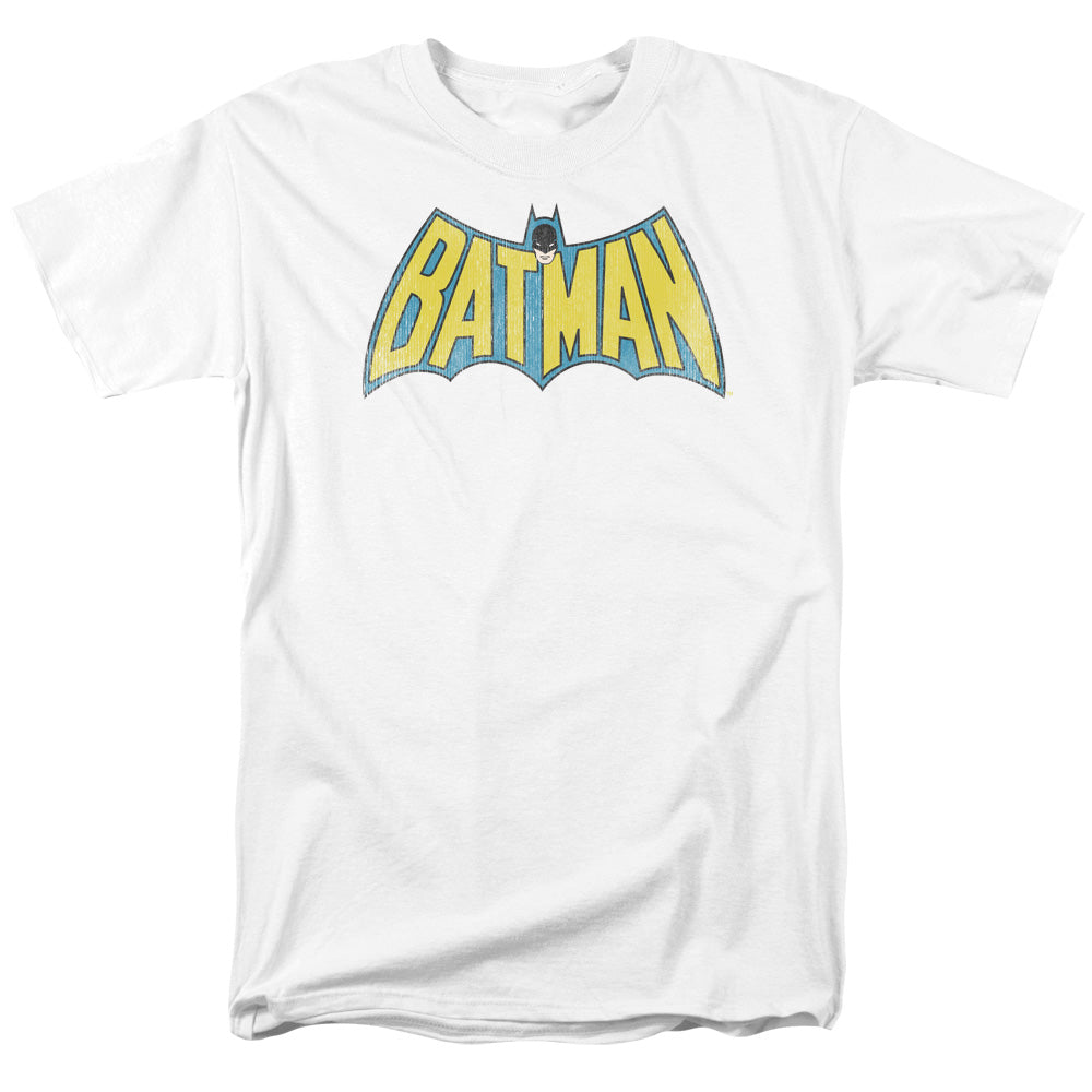 Dc Classic Batman Logo Mens T Shirt White Officially Licensed