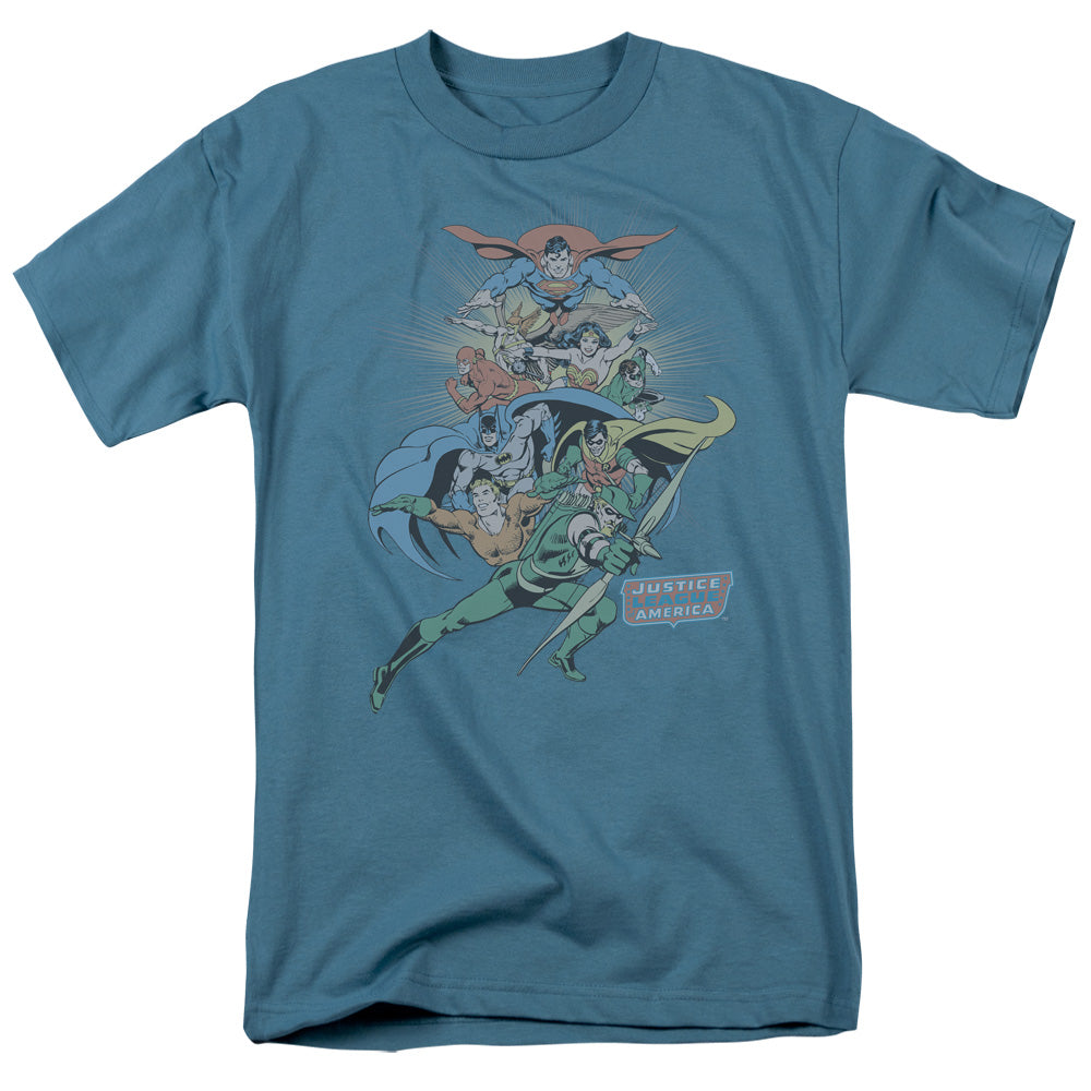 Dc In League Mens T Shirt Slate Officially Licensed