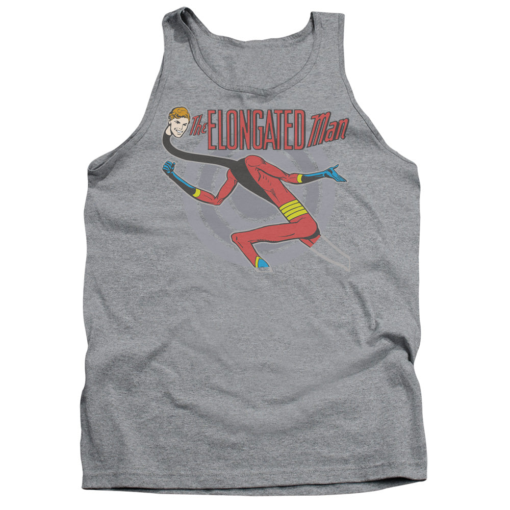DC Comics Elongated Man Mens Tank Top Shirt Athletic Heather Officially Licensed