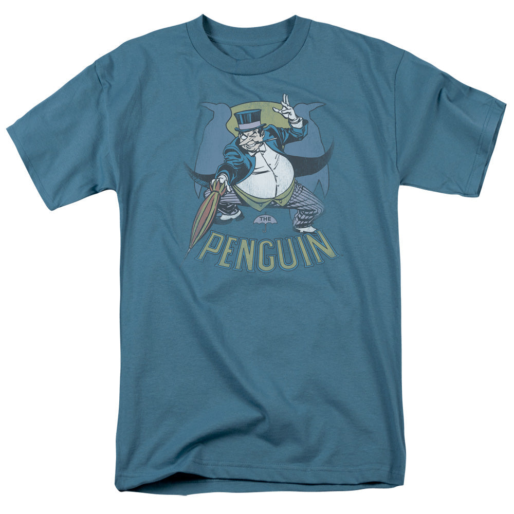 DC Comics the Penguin Mens T Shirt Slate Officially Licensed