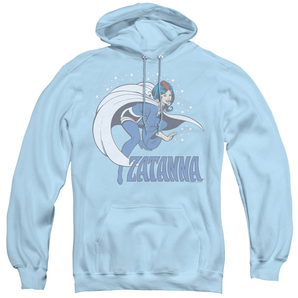 DC Comics Zatanna Mens Hoodie Light Blue Officially Licensed