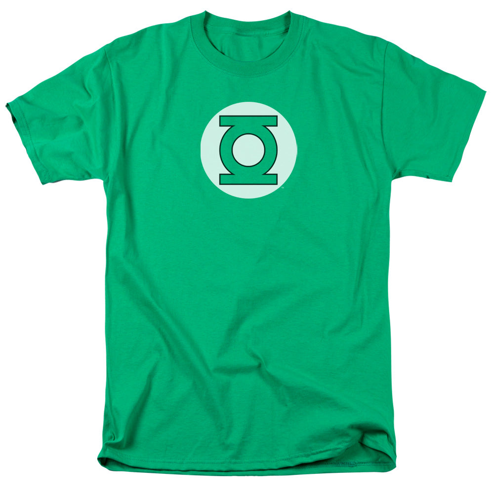 DC Comics Green Lantern Logo Mens T Shirt Kelly Green Officially Licensed
