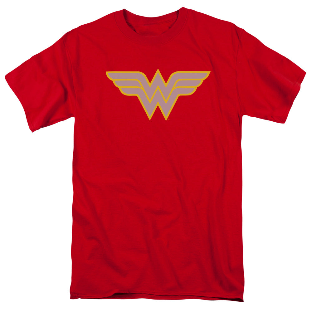 Dc Ww Logo Mens T Shirt Red Officially Licensed