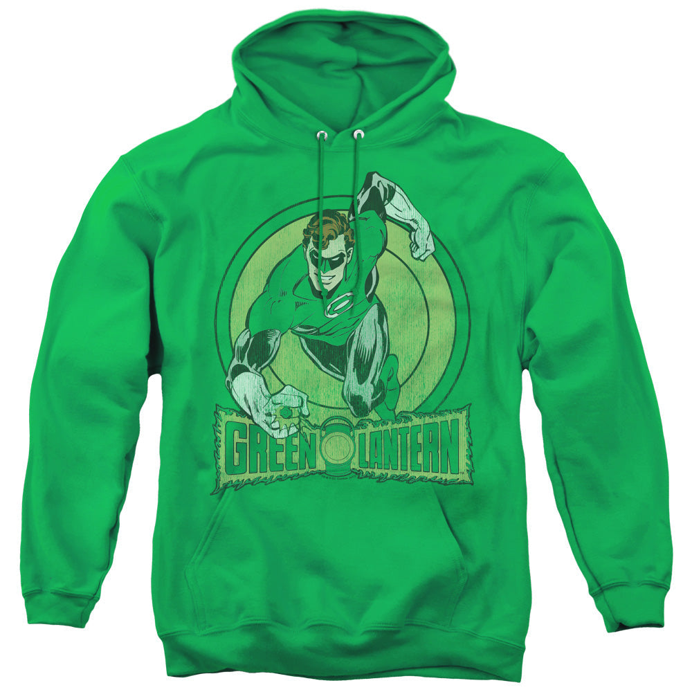 DC Comics Green Lantern Mens Hoodie Kelly Green Officially Licensed