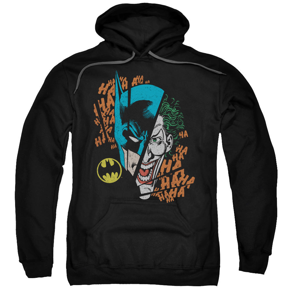 DC Comics Broken Visage Mens Hoodie Black Officially Licensed