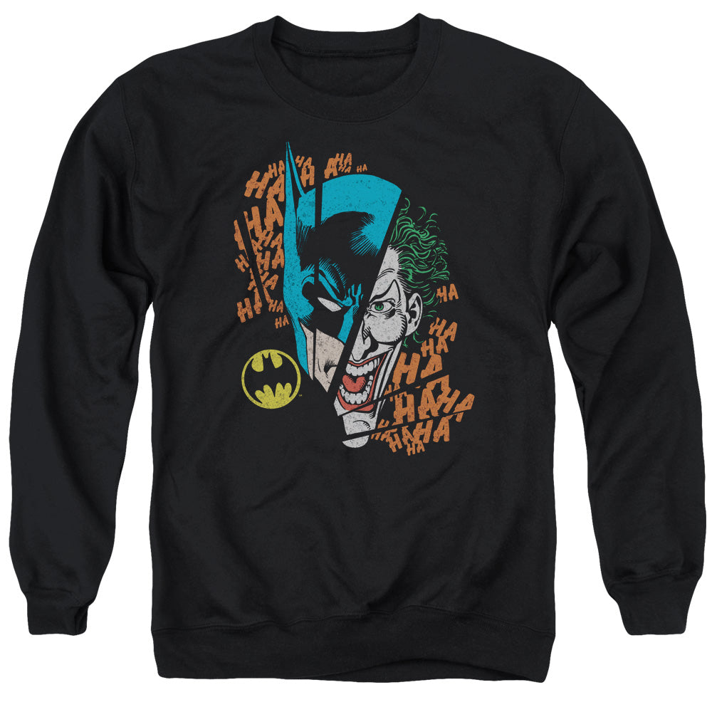 Dc Broken Visage Mens Crewneck Sweatshirt Black