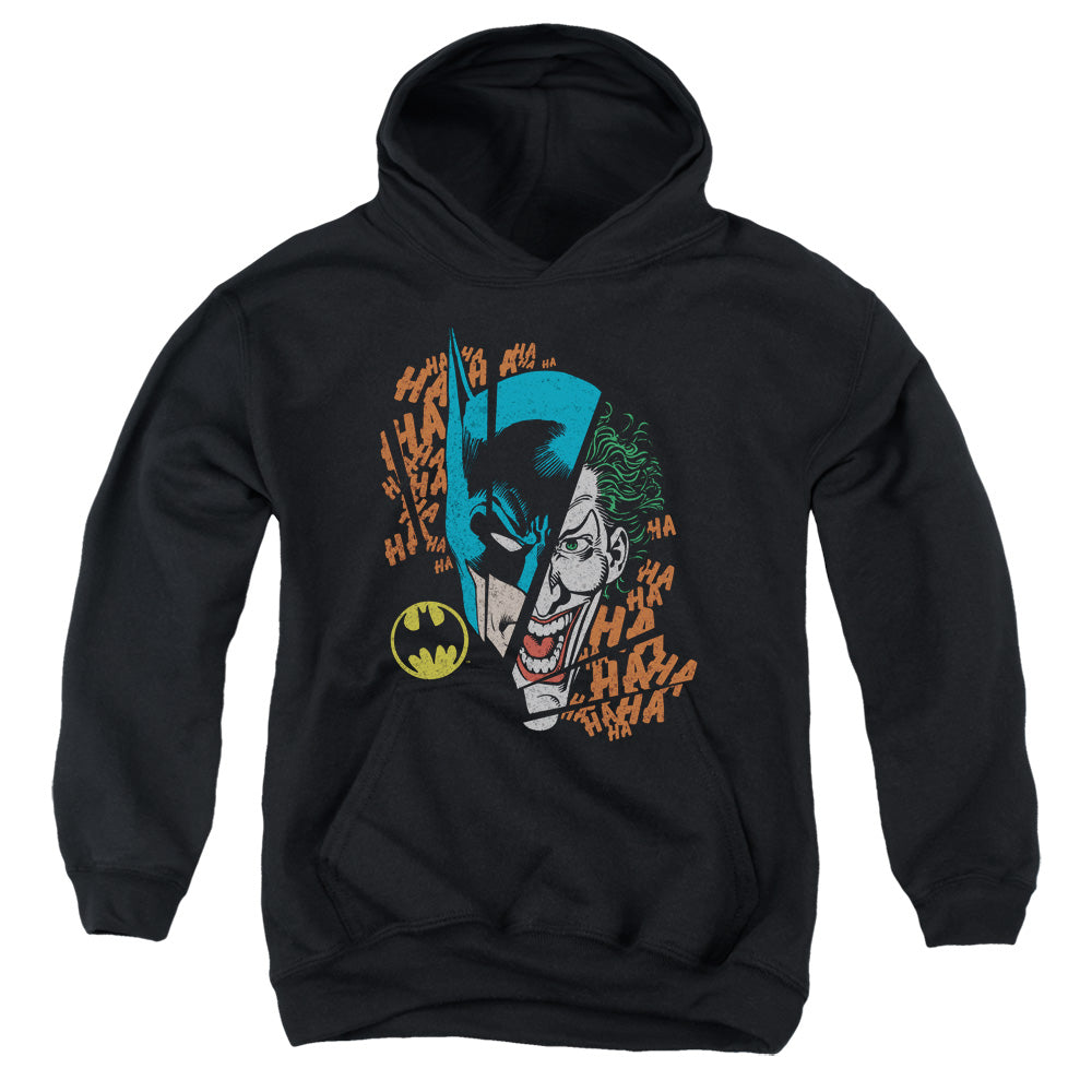 DC Comics Broken Visage Kids Youth Hoodie Black Officially Licensed