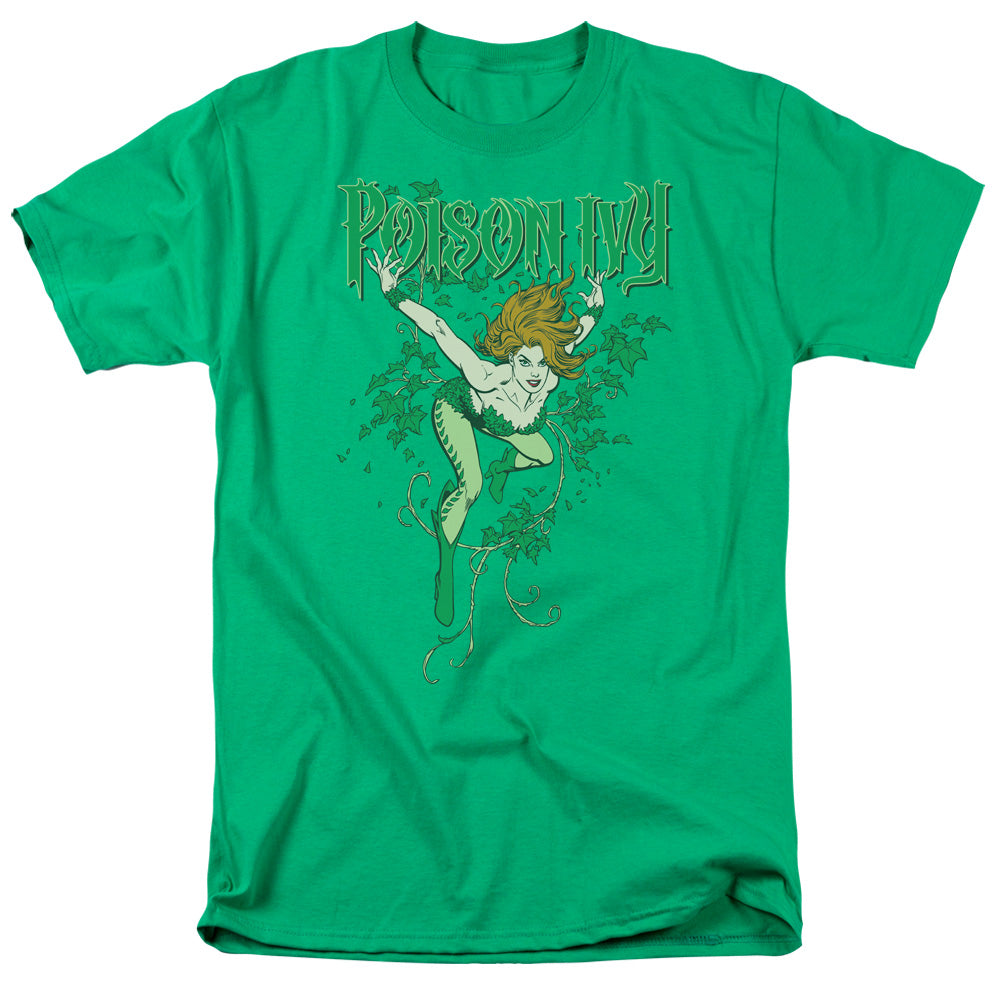 Dc Poison Ivy Mens T Shirt Kelly Green Officially Licensed