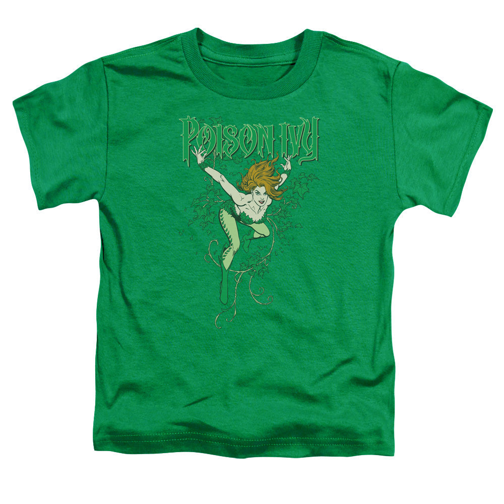 DC Comics Poison Ivy Toddler Kids Youth T Shirt Kelly Green Officially Licensed