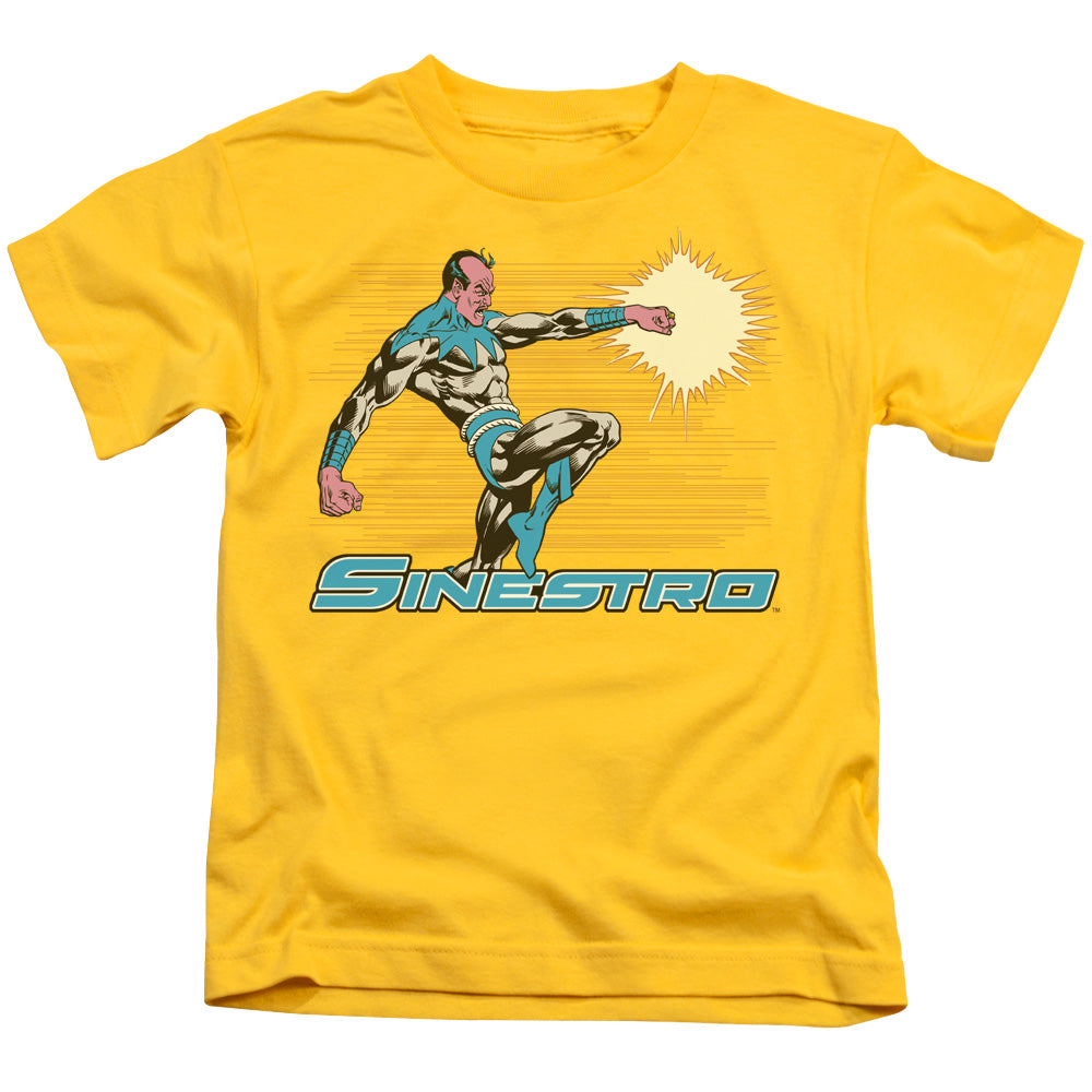 DC Comics Sinestro Juvenile Kids Youth T Shirt Yellow Officially Licensed