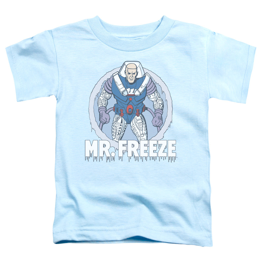 DC Comics Mr Freeze Toddler Kids Youth T Shirt Light Blue Officially Licensed