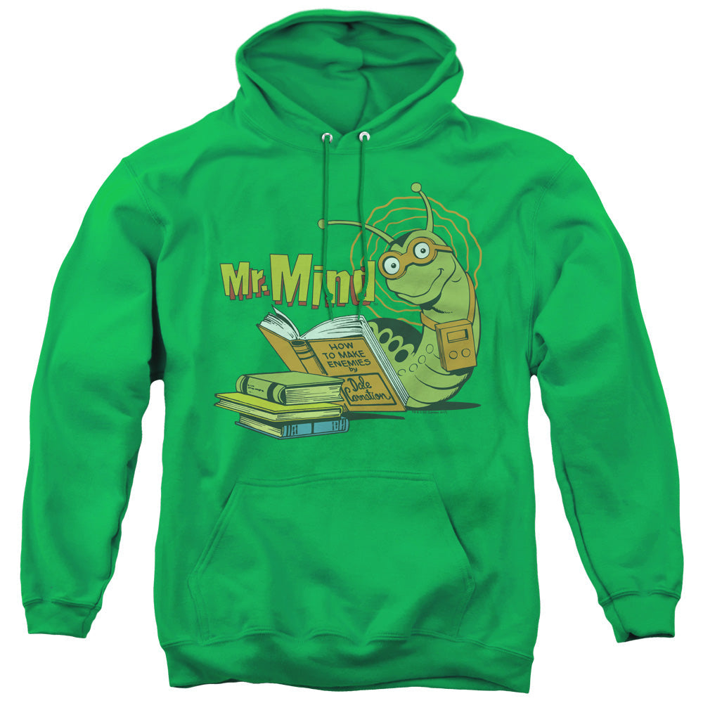 DC Comics Mr Mind Mens Hoodie Kelly Green Officially Licensed