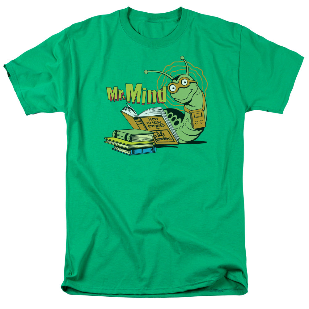 Dc Mr Mind Mens T Shirt Kelly Green Officially Licensed