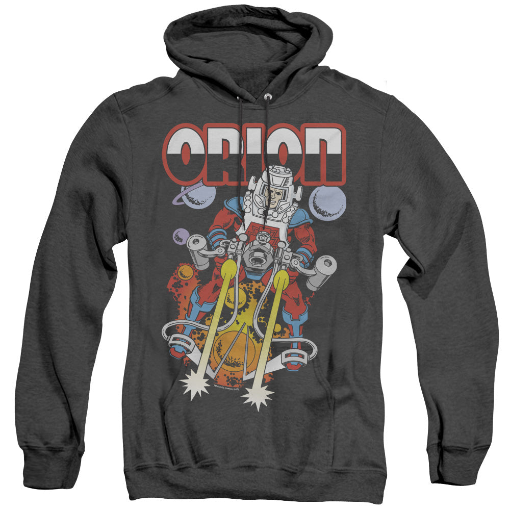 DC Comics Orion Heather Mens Hoodie Black Officially Licensed