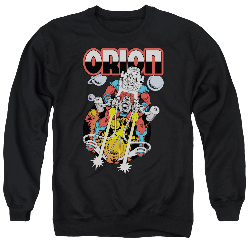 DC Comics Orion Mens Crewneck Sweatshirt Black Officially Licensed