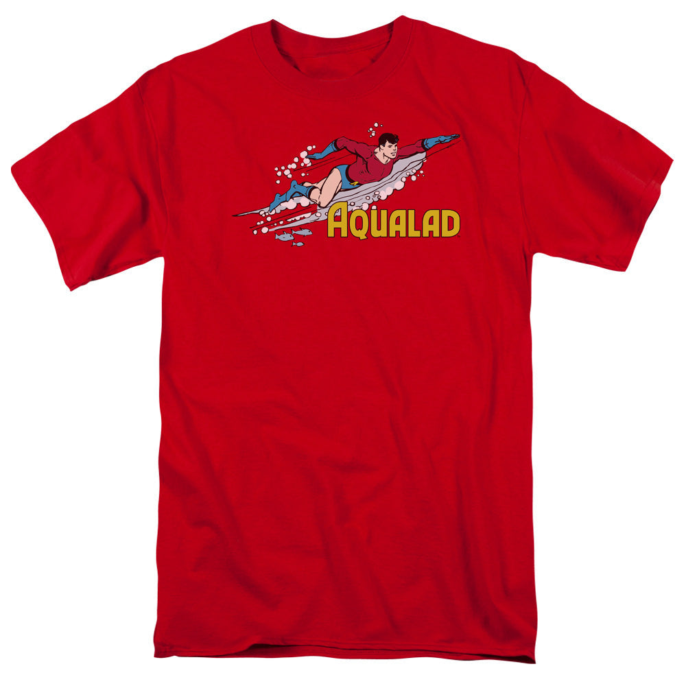 Dc Aqualad Mens T Shirt Red Officially Licensed