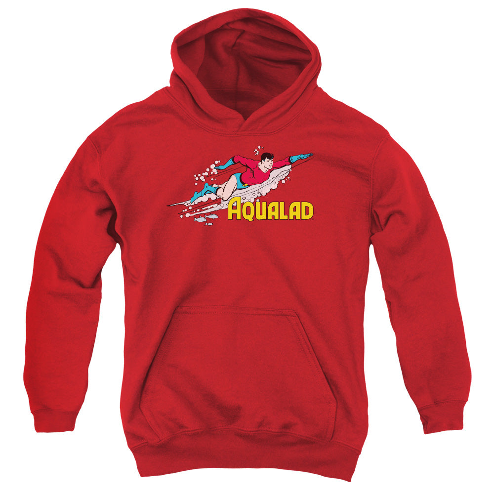 DC Comics Aqualad Kids Youth Hoodie Red Officially Licensed