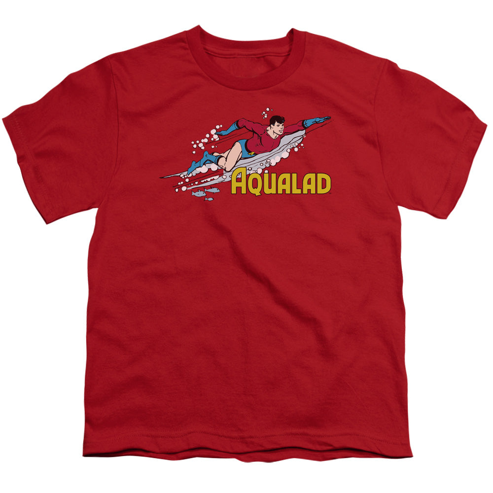 DC Comics Aqualad Kids Youth T Shirt Red Officially Licensed
