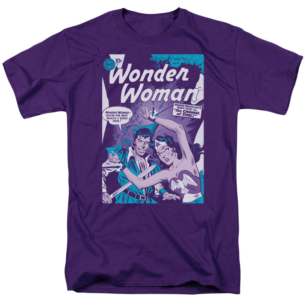 Dc Human Shield Mens T Shirt Purple Officially Licensed