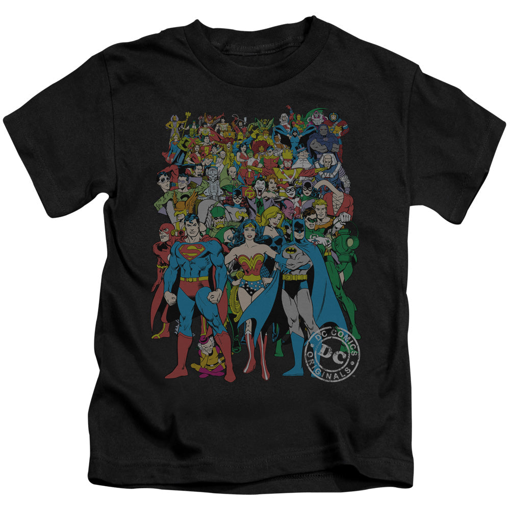 DC Comics Original Universe Juvenile Kids Youth T Shirt Black Officially Licensed