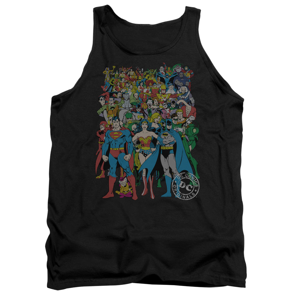Dc Original Universe Mens Tank Top Shirt Black Officially Licensed