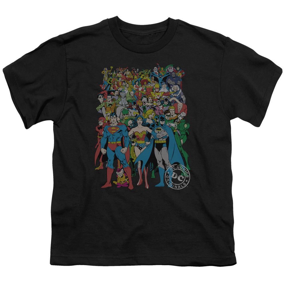 DC Comics Original Universe Kids Youth T Shirt Black Officially Licensed