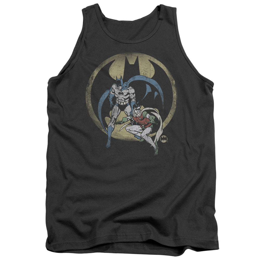 DC Comics Team Mens Tank Top Shirt Charcoal Officially Licensed