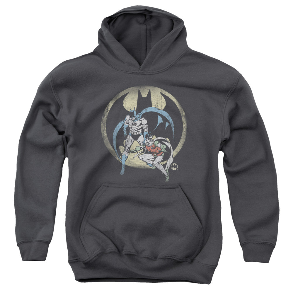 DC Comics Team Kids Youth Hoodie Charcoal Officially Licensed
