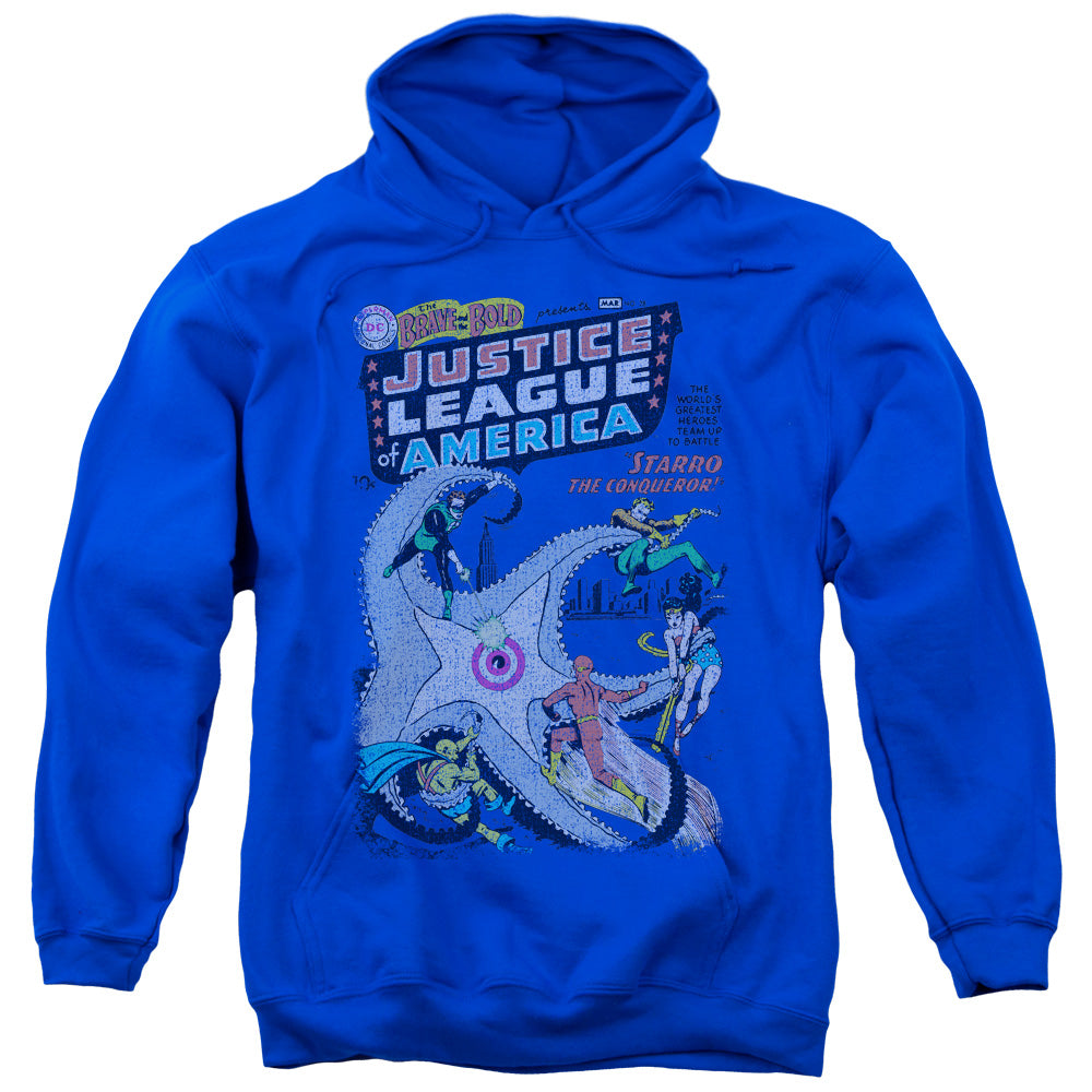 DC Comics No 28 Mens Hoodie Royal Blue Officially Licensed