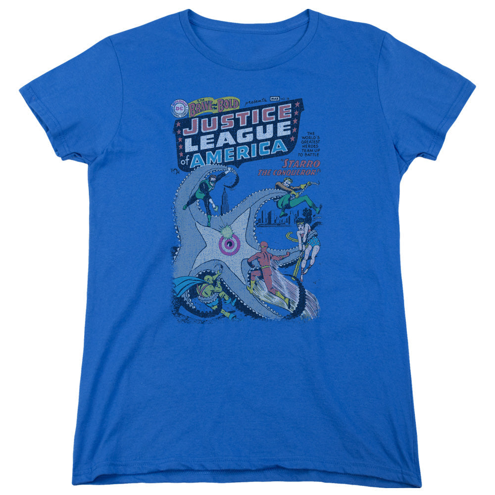 DC Comics No 28 Womens T Shirt Royal Blue Officially Licensed