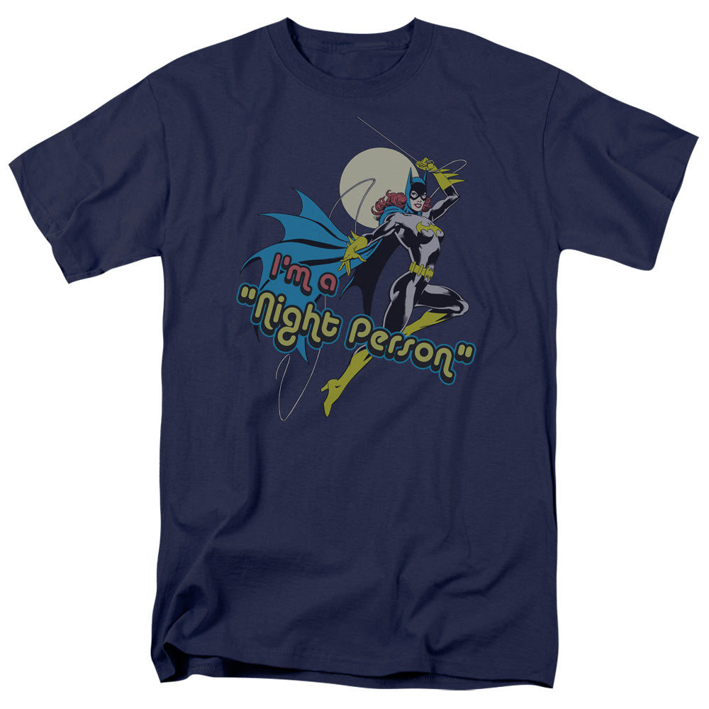 Dc Night Person Mens T Shirt Navy Officially Licensed
