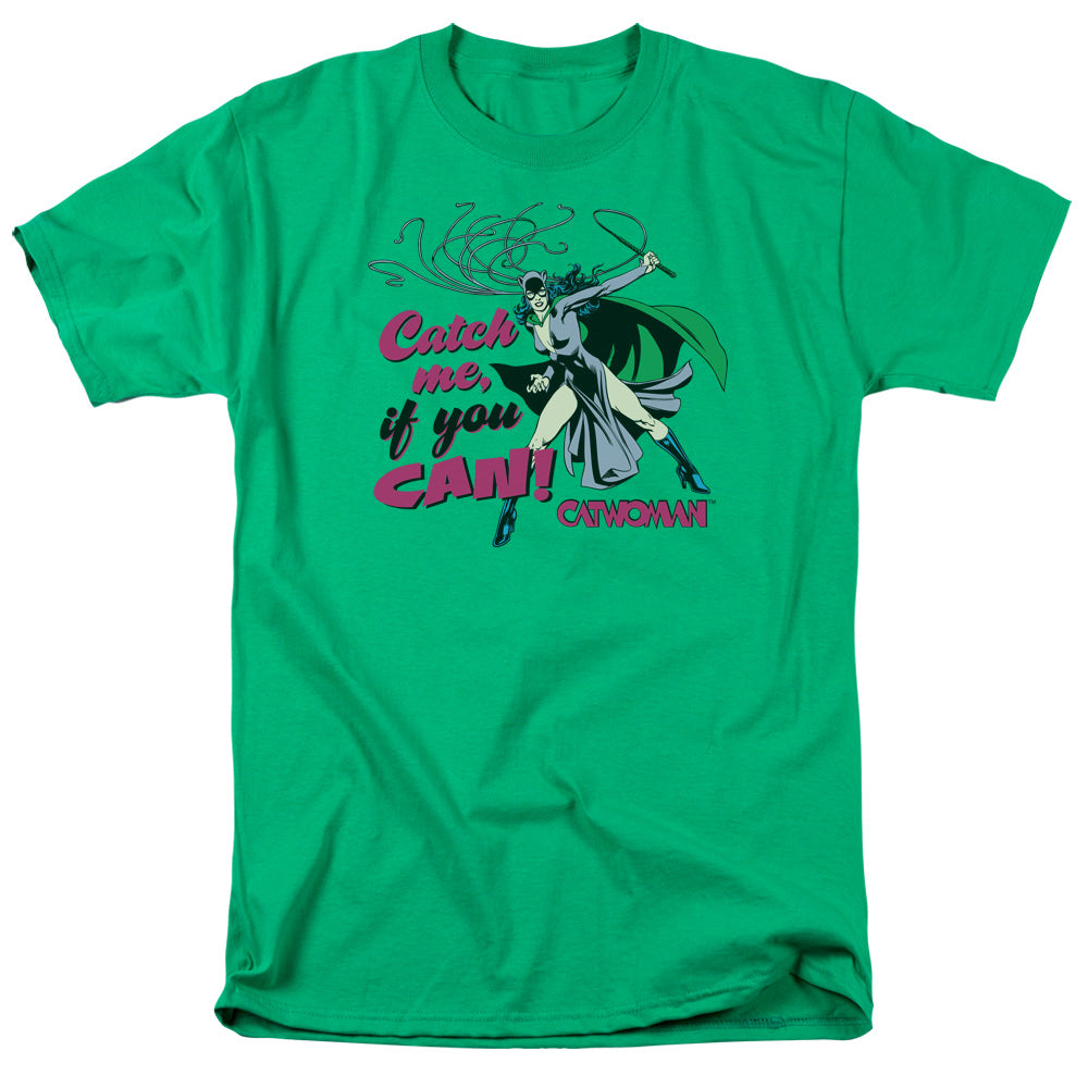 Dc Catch Me Mens T Shirt Kelly Green Officially Licensed