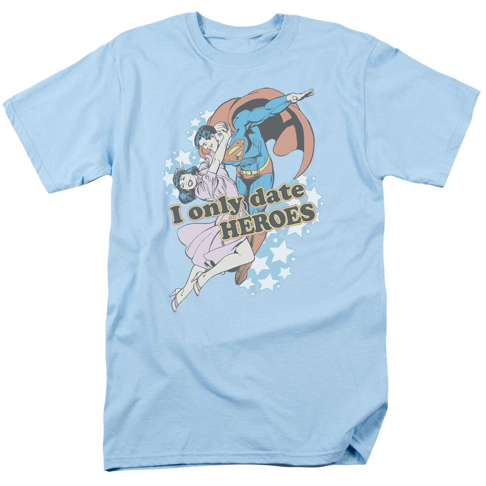 Dc Fickle Mens T Shirt Light Blue Officially Licensed