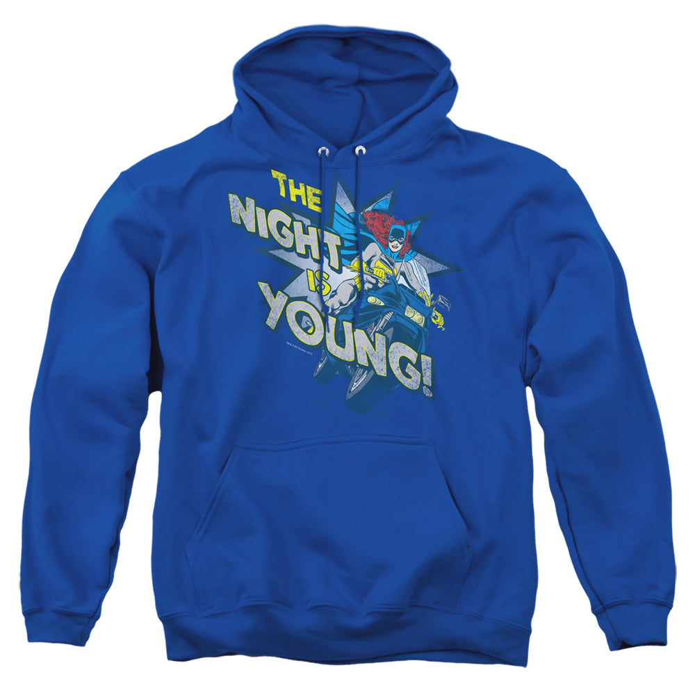 Dc The Night Is Young Mens Hoodie Royal Blue Officially Licensed