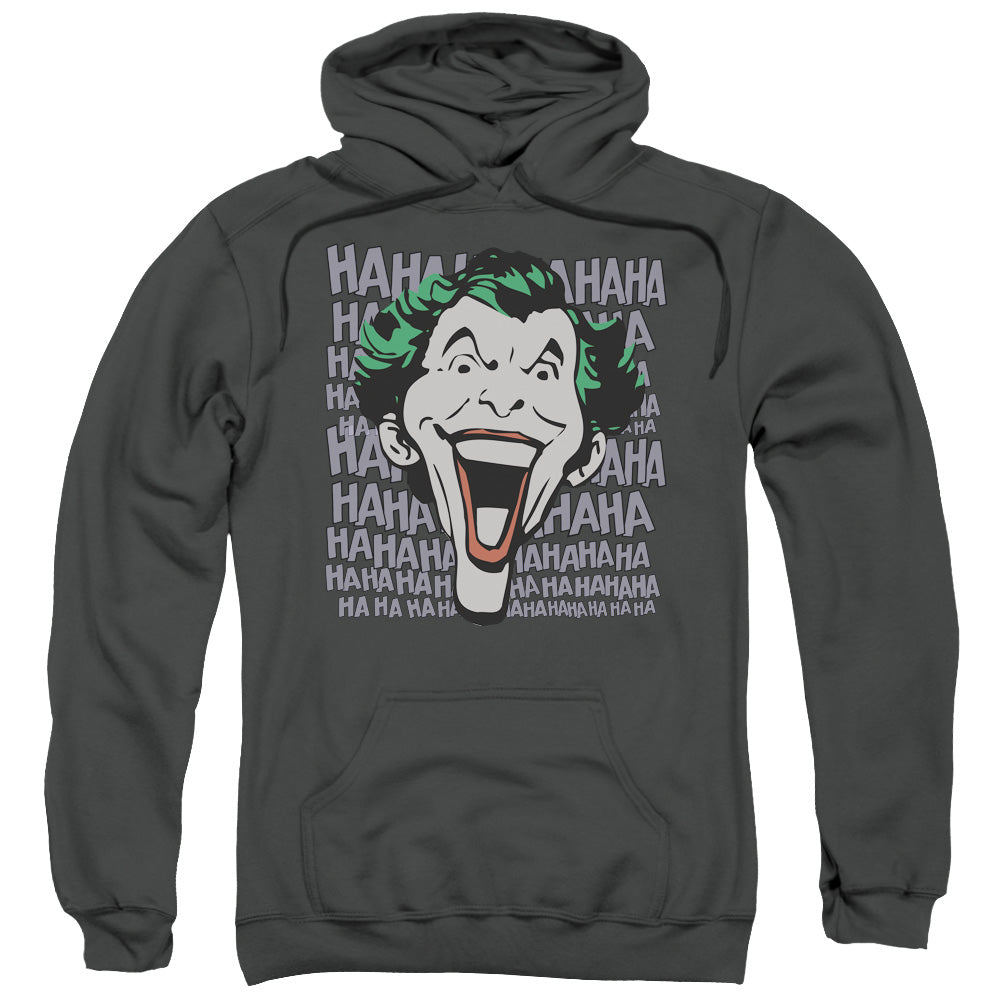 DC Comics Dastardly Merriment Mens Hoodie Charcoal Officially Licensed